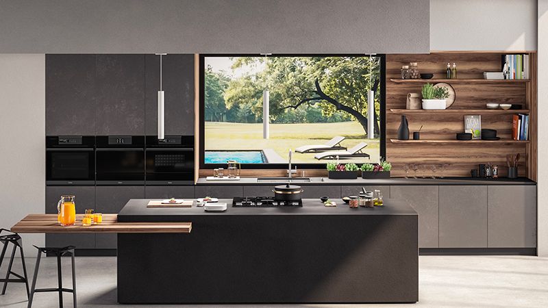 Food warmer with 34 L capacity Built-in turntable