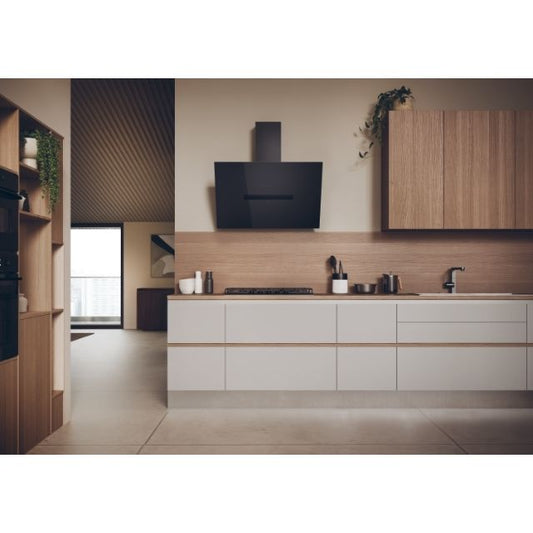 Wall-mounted dust and smoke remover, touch controls